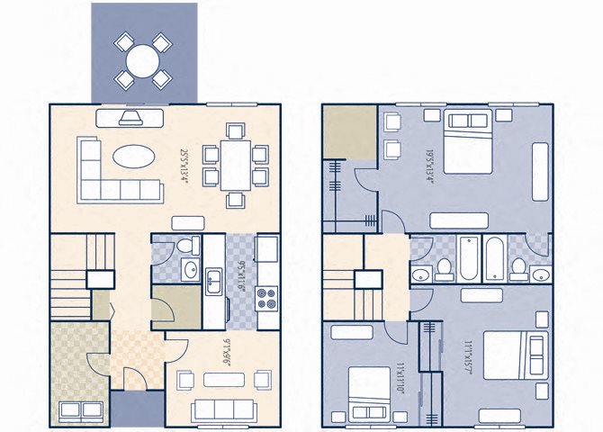 Eagle Estates 1380 3x2.5